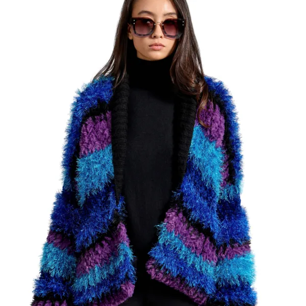 “ELECTRIC BLOOM” CARDIGAN