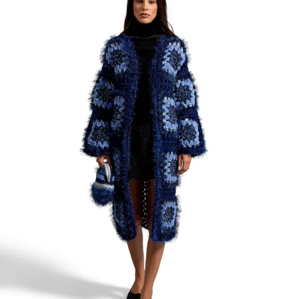 “MIDNIGHT MOSAIC” LONG CARDIGAN