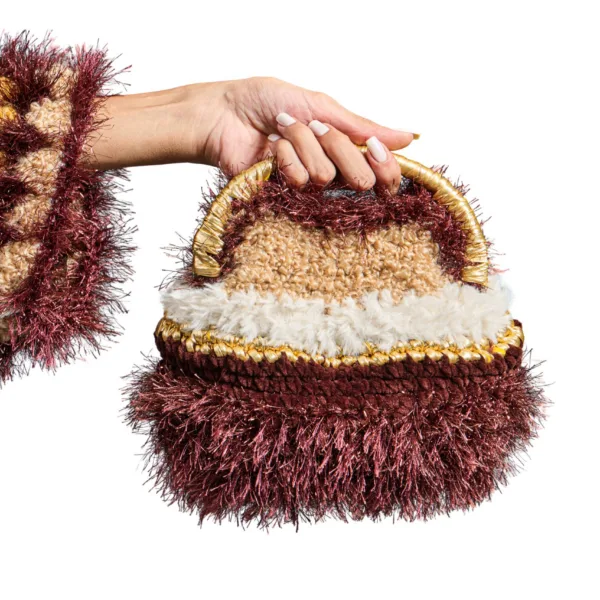 “NOISETTE” HANDMADE POUCH BAG